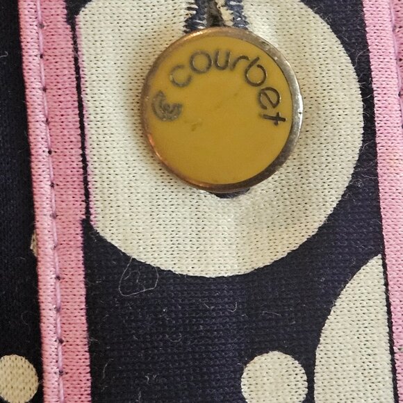 Very Rare Courbet Printed Silk Blouse Made in Japan - Picture 3 of 8